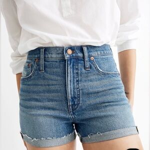 Madewell High Rise Denim Shorts